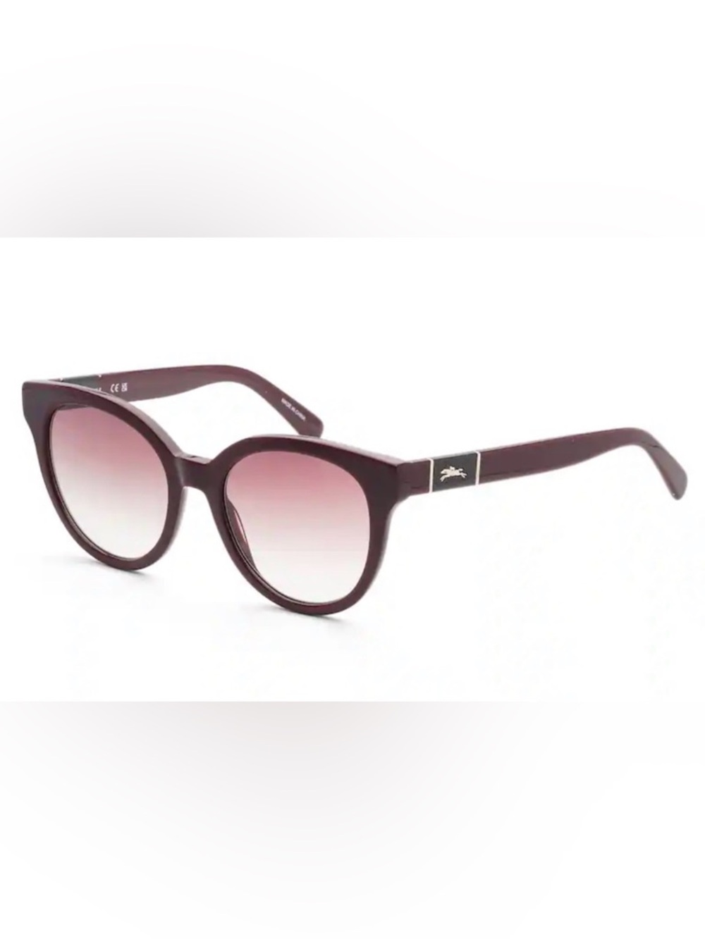 New France Designer Longchamp Burgundy and black frame